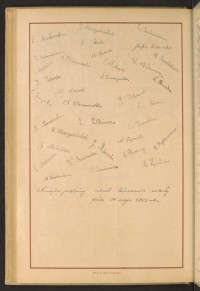 Podpis S. Burowy na stronie nr 196 w tomie nr 54