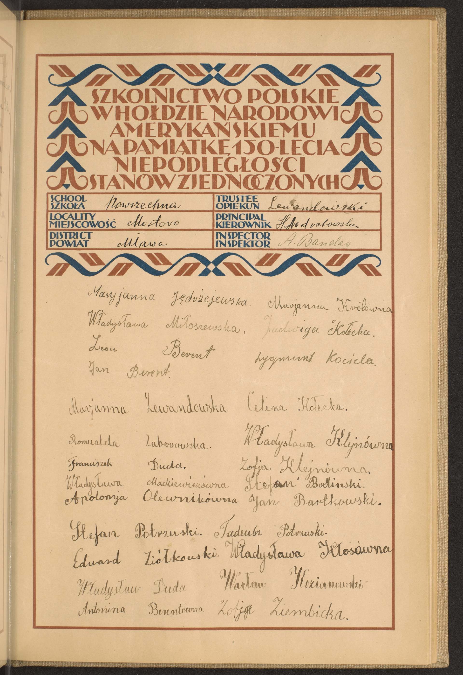 Podpis Zofia Ziembicka na stronie nr 201 w tomie nr 54