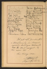 Podpis Bolesław Bajerski na stronie nr 90 w tomie nr 56