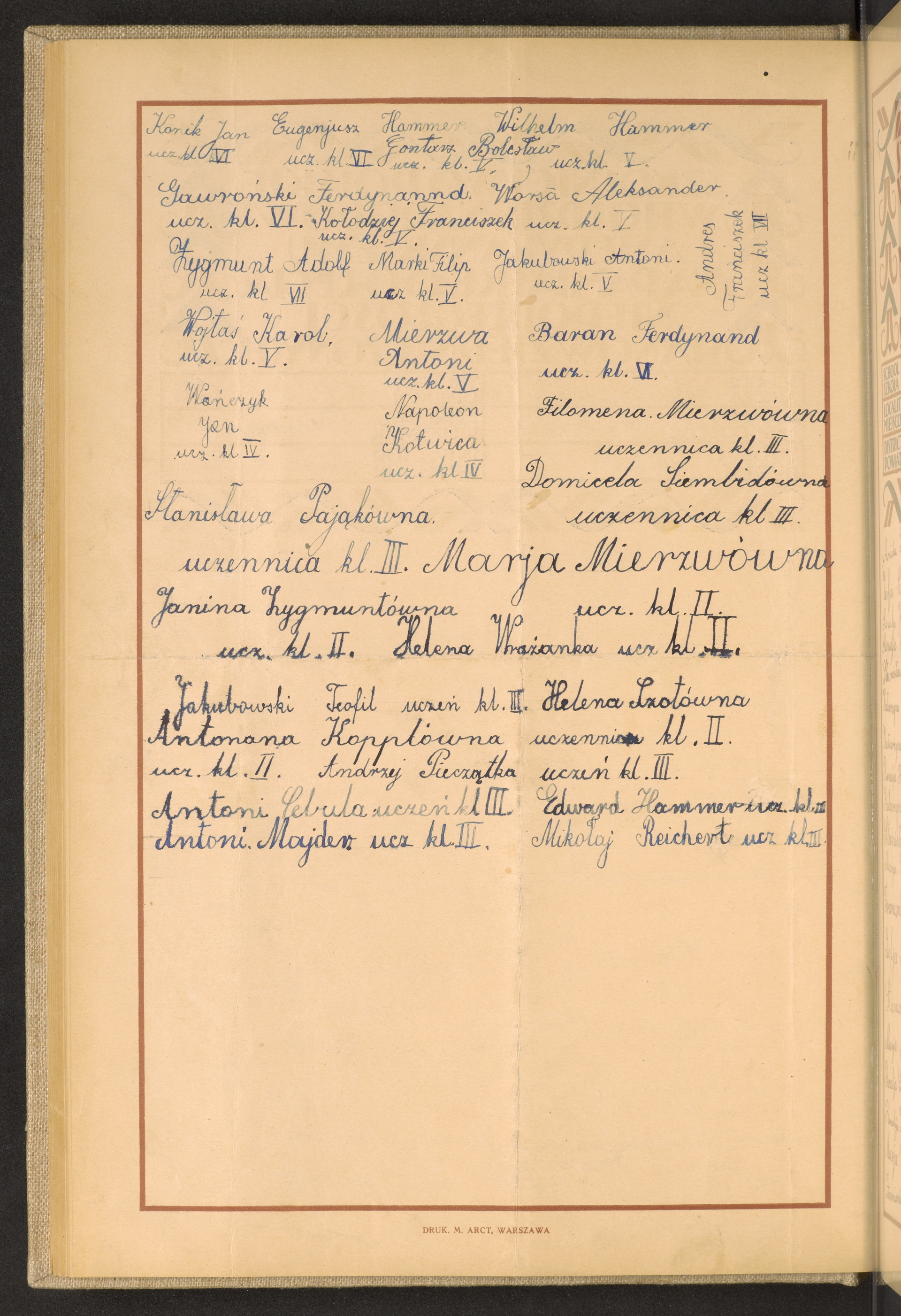 Podpis Jan Konik na stronie nr 66 w tomie nr 57