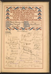 Podpis Ch. Alpert na stronie nr 137 w tomie nr 57