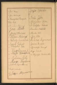 Podpis Józefa Dylewska na stronie nr 14 w tomie nr 58