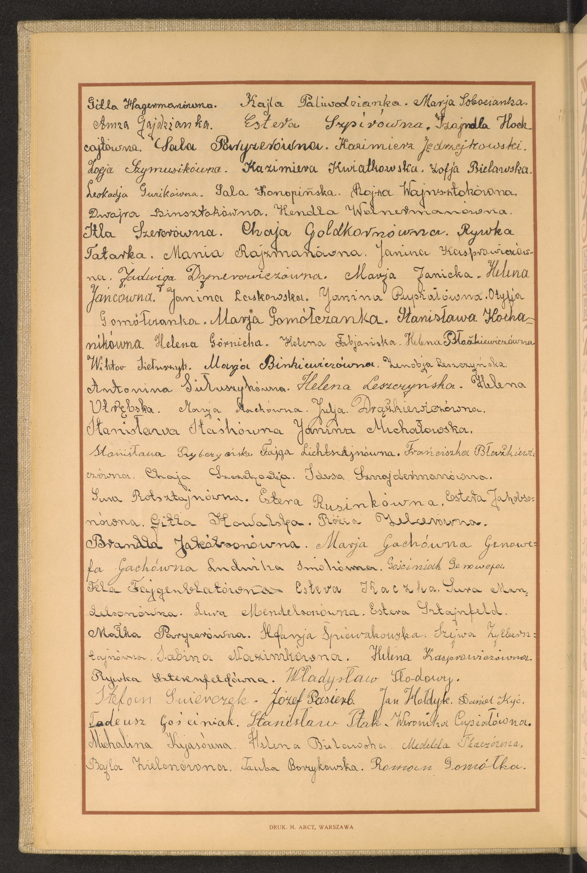 Podpis Roman Gomółka na stronie nr 26 w tomie nr 58