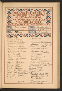 Podpis Władysława Będkowska na stronie nr 85 w tomie nr 58