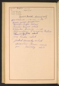 Podpis Józef Bojarski na stronie nr 250 w tomie nr 58