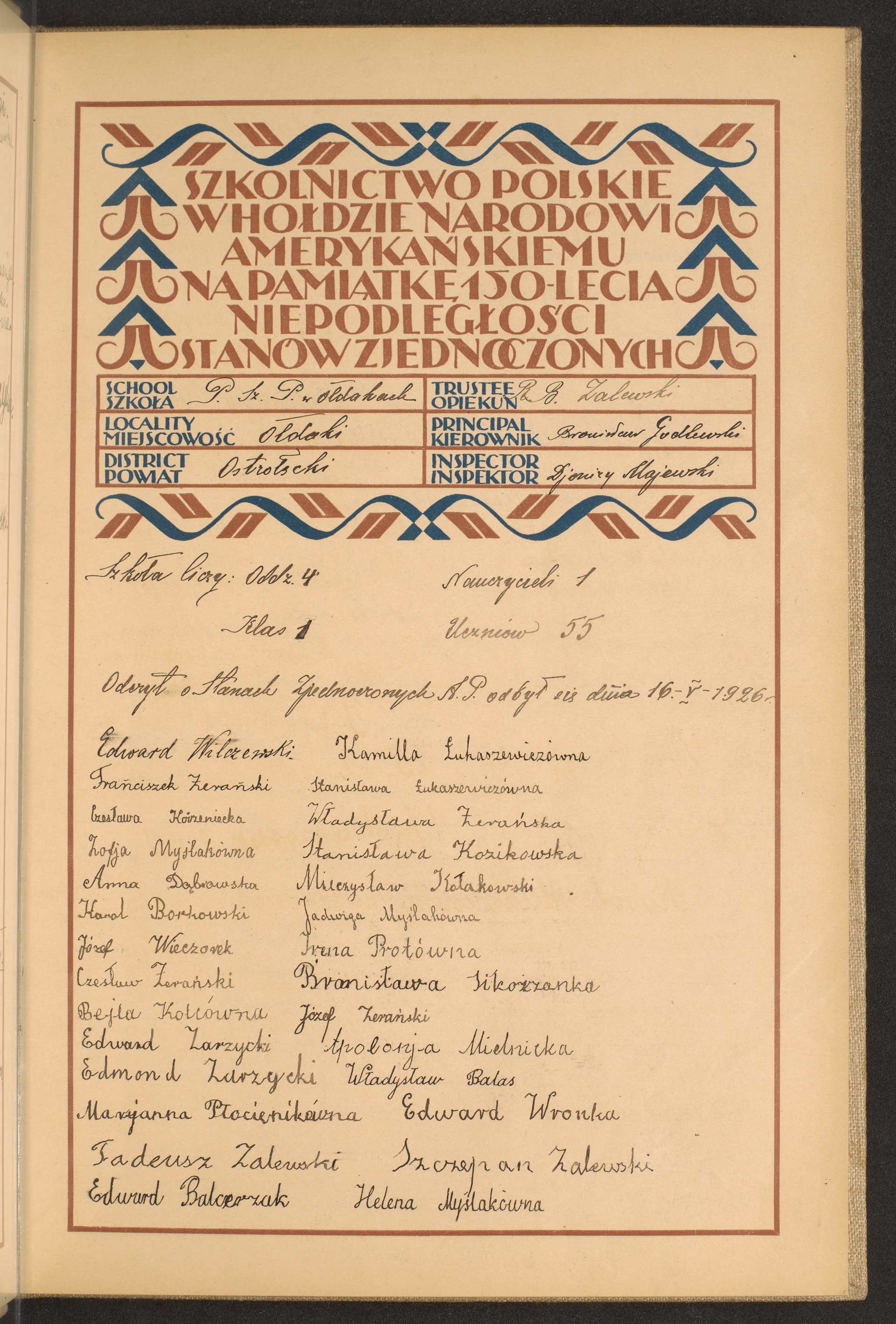 Podpis Helena Myślak na stronie nr 25 w tomie nr 59