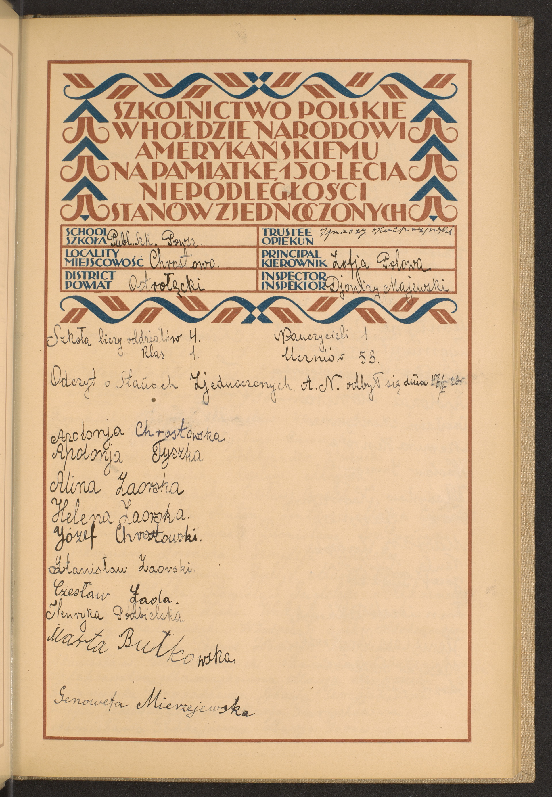 Podpis Ignacy Kuchciński na stronie nr 41 w tomie nr 59