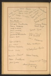 Podpis Franciszka Brulińska na stronie nr 96 w tomie nr 59