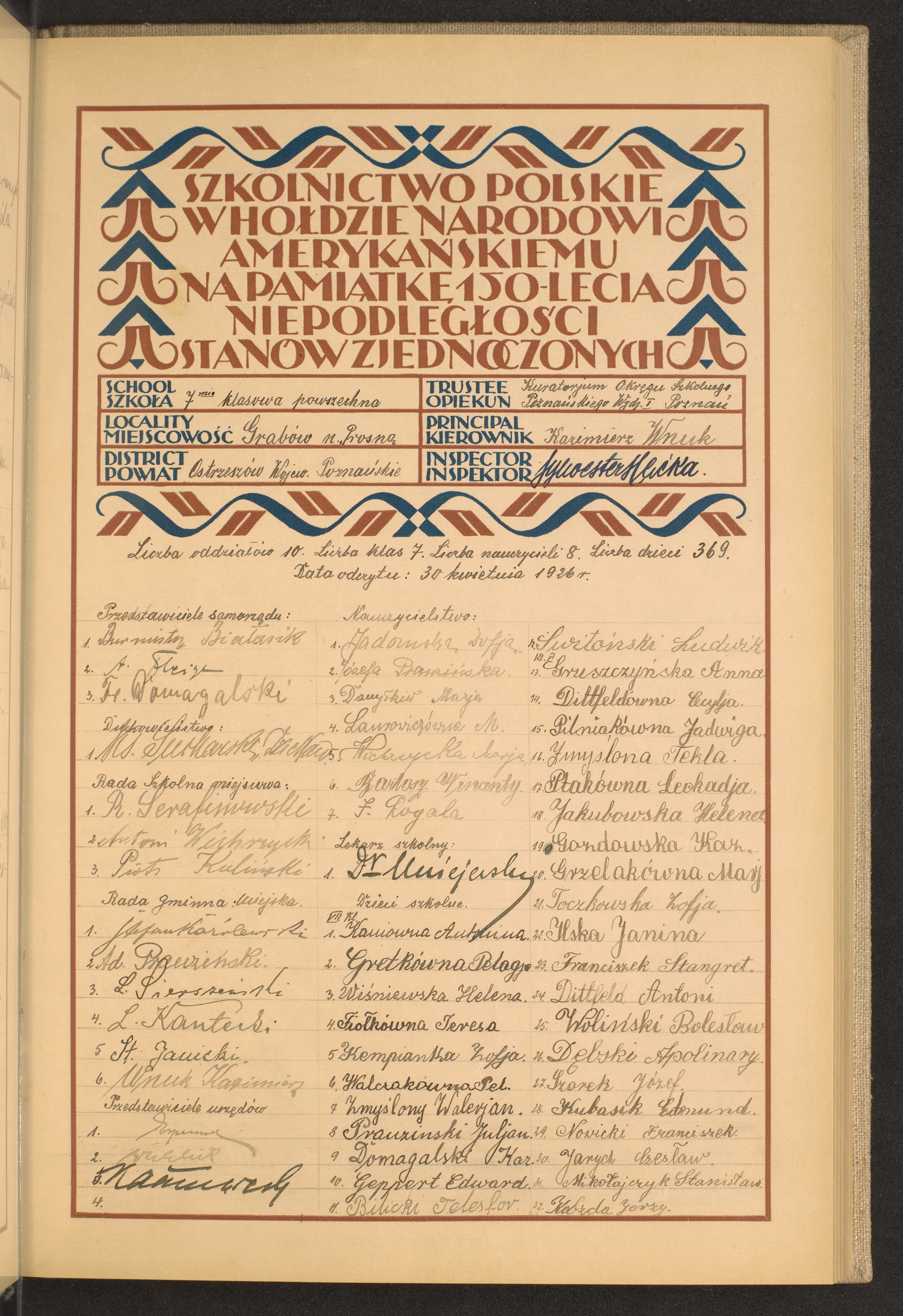 Podpis  Surkowski na stronie nr 49 w tomie nr 60