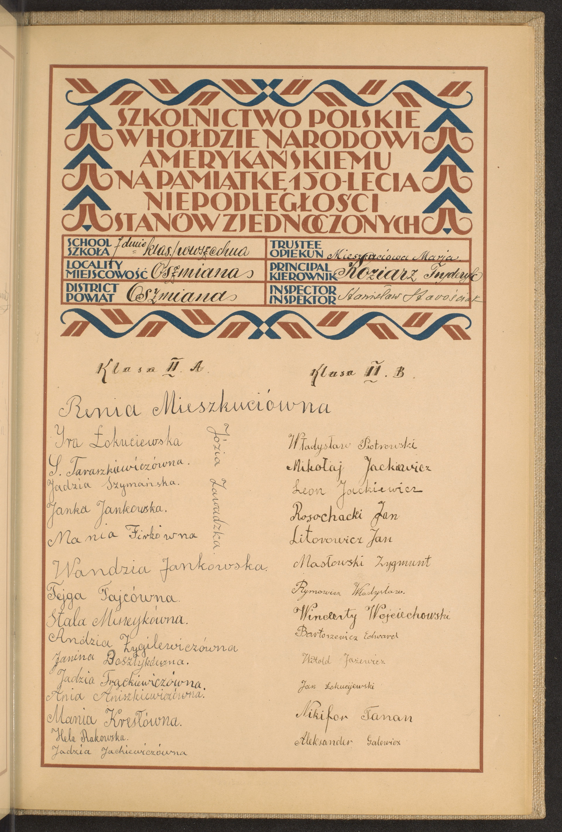 Podpis Zygmunt Masłowski na stronie nr 243 w tomie nr 60