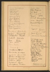 Podpis Władysław Chusarek na stronie nr 188 w tomie nr 61