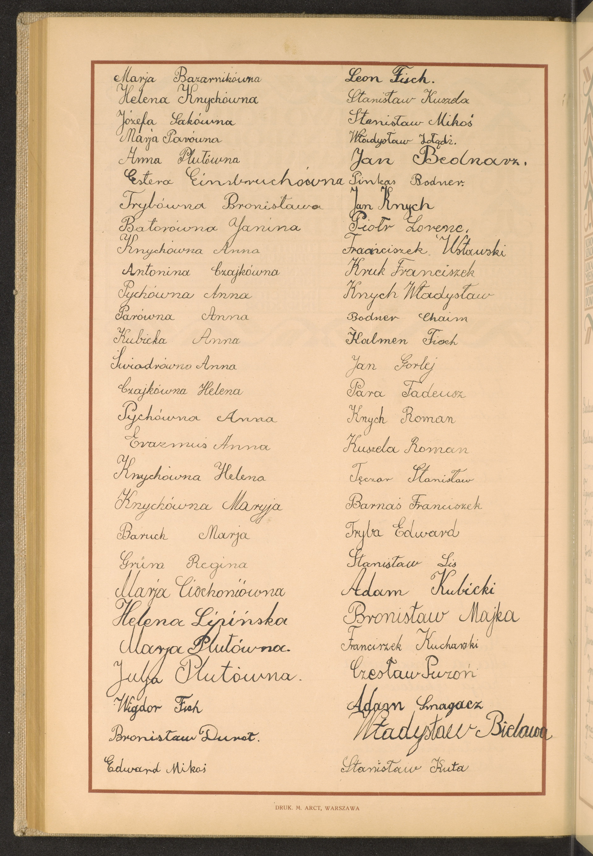 Podpis Stanisław Kuta na stronie nr 214 w tomie nr 61