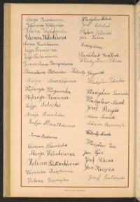 Podpis Anna Kos na stronie nr 218 w tomie nr 61