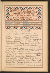 Podpis Anna Augustyn na stronie nr 233 w tomie nr 61