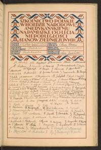 Podpis J. Adamczyk na stronie nr 99 w tomie nr 62