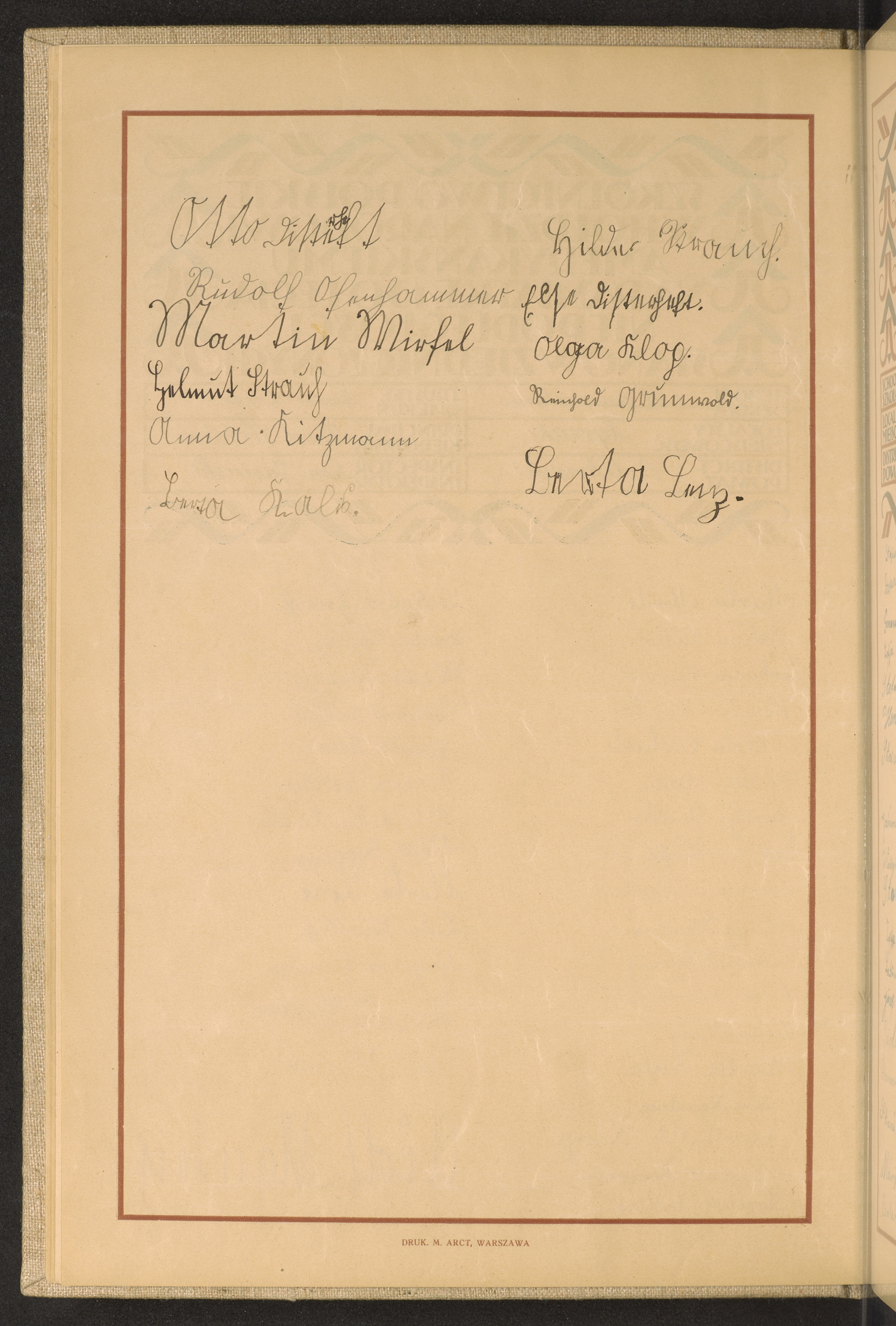 Podpis  nieczytelny podpis na stronie nr 36 w tomie nr 63