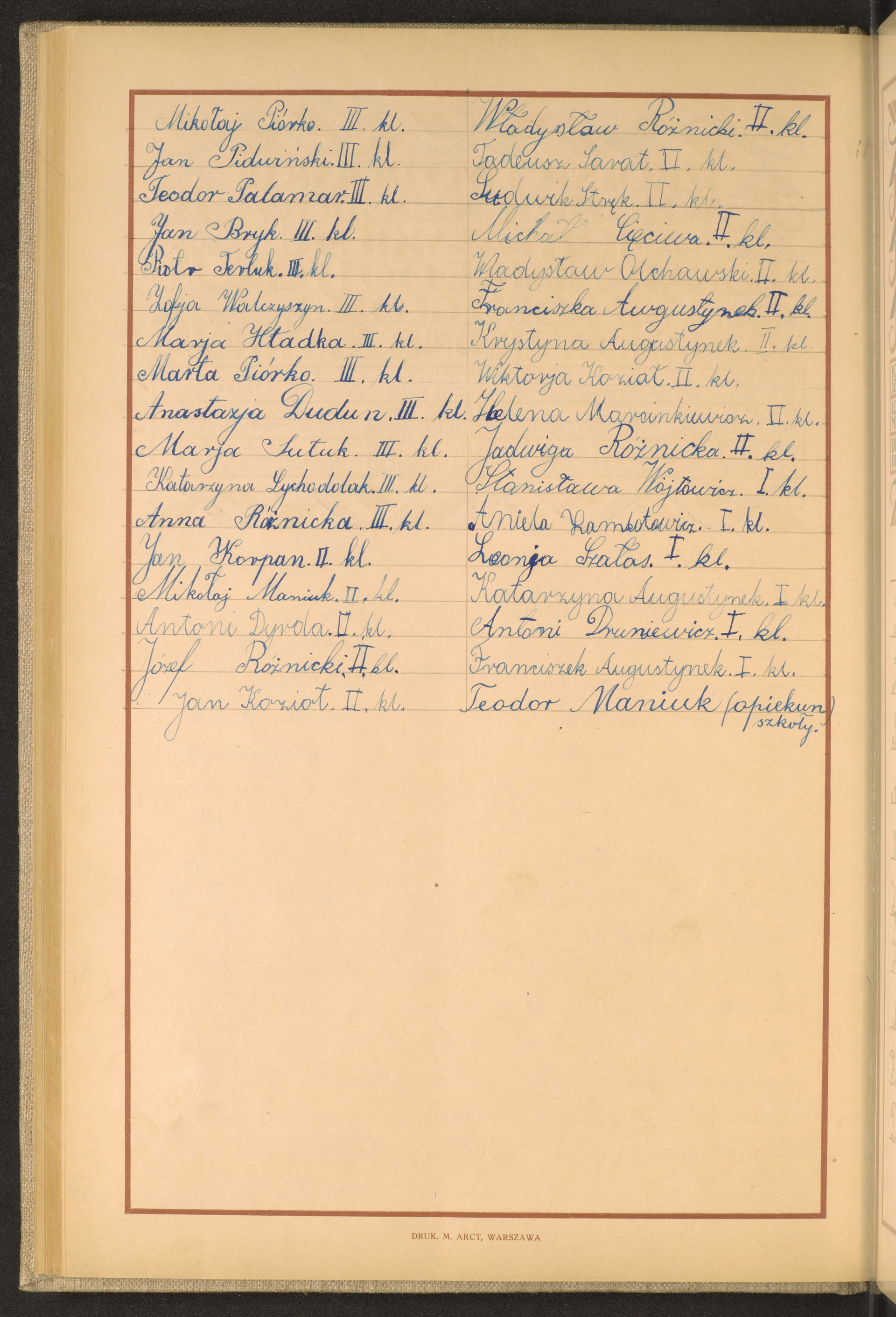 Podpis Teodor Maniuk na stronie nr 118 w tomie nr 64