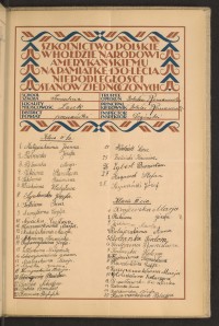 Podpis Józefa Bączkowska na stronie nr 197 w tomie nr 64