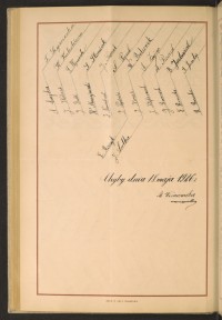 Podpis W. Balcerek na stronie nr 218 w tomie nr 64