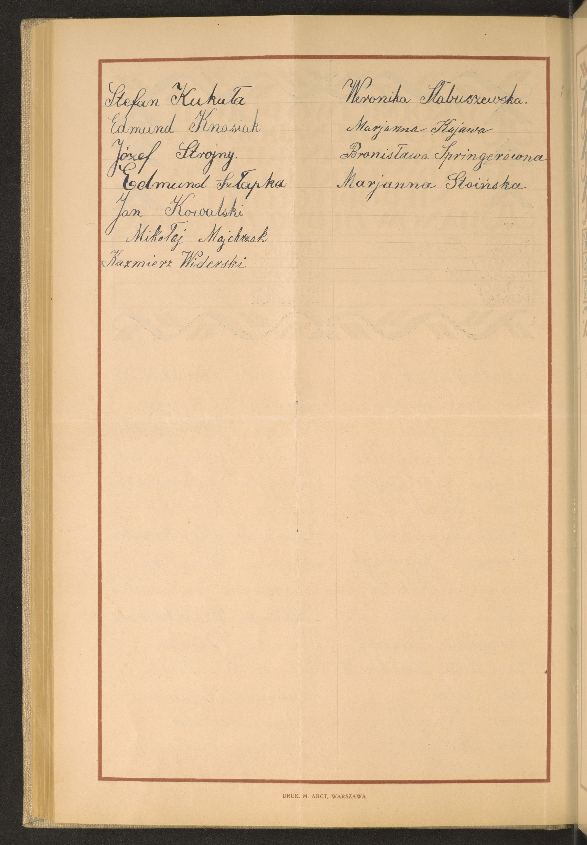 Podpis Stefan Kukuła na stronie nr 228 w tomie nr 64