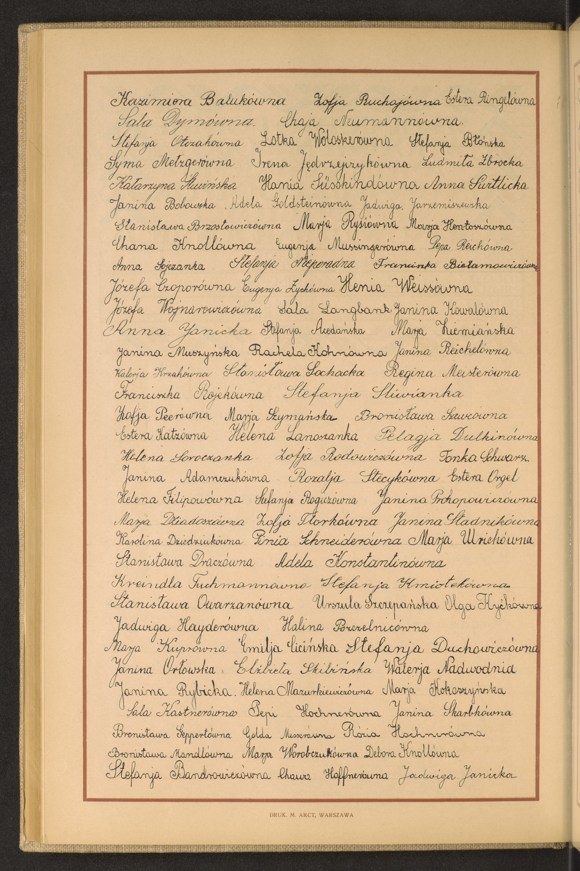 Podpis Elżbieta Skibińska na stronie nr 112 w tomie nr 65