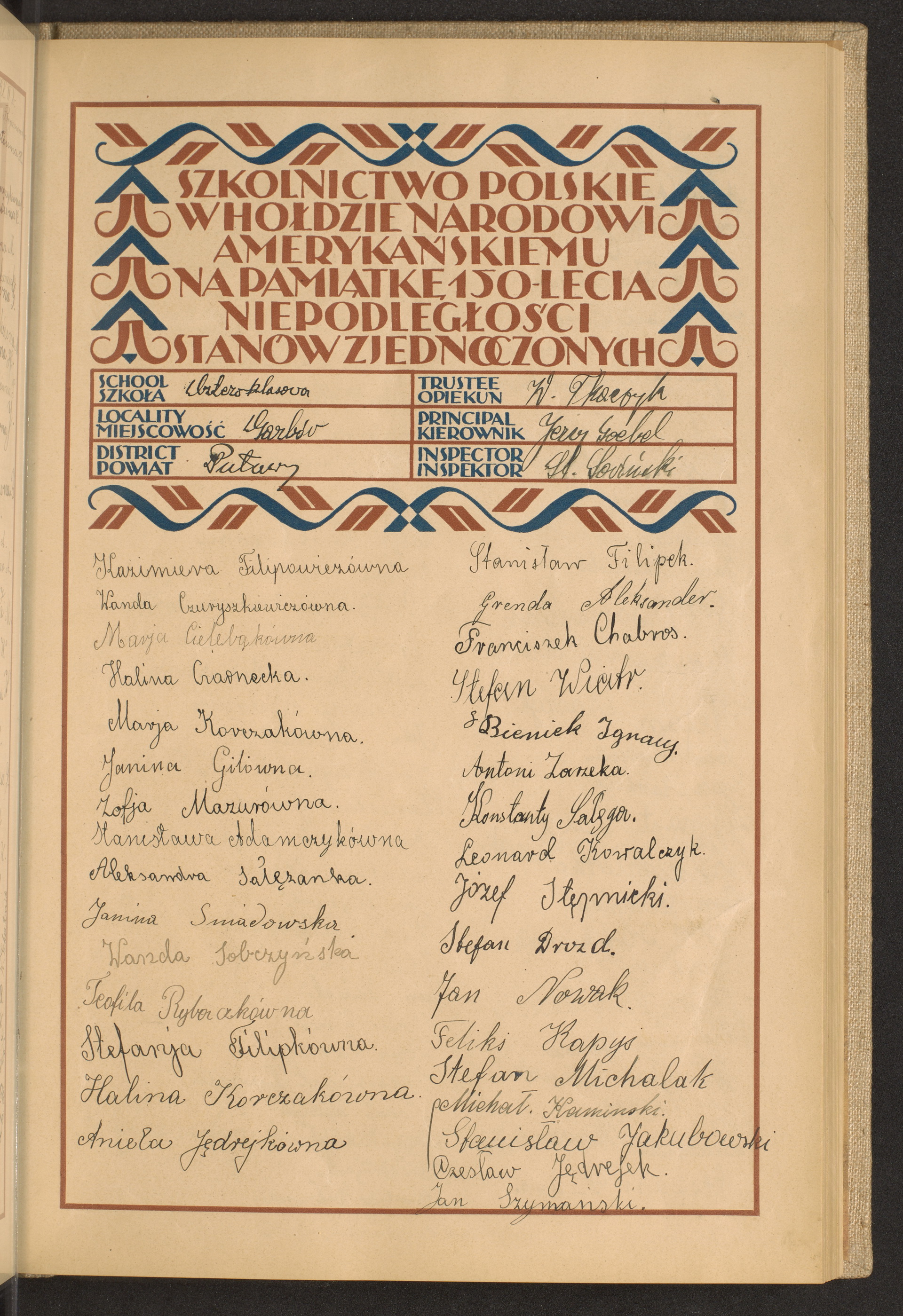 Podpis Jan Szymański na stronie nr 91 w tomie nr 66