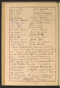 Podpis Mania Baumgart na stronie nr 134 w tomie nr 66