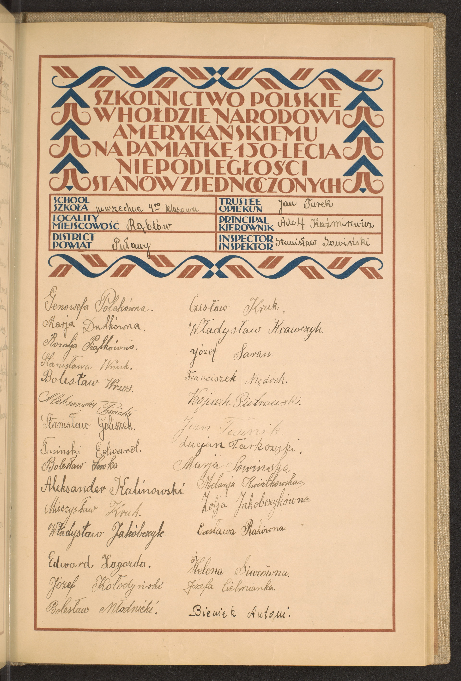 Podpis Jan Turek na stronie nr 177 w tomie nr 66