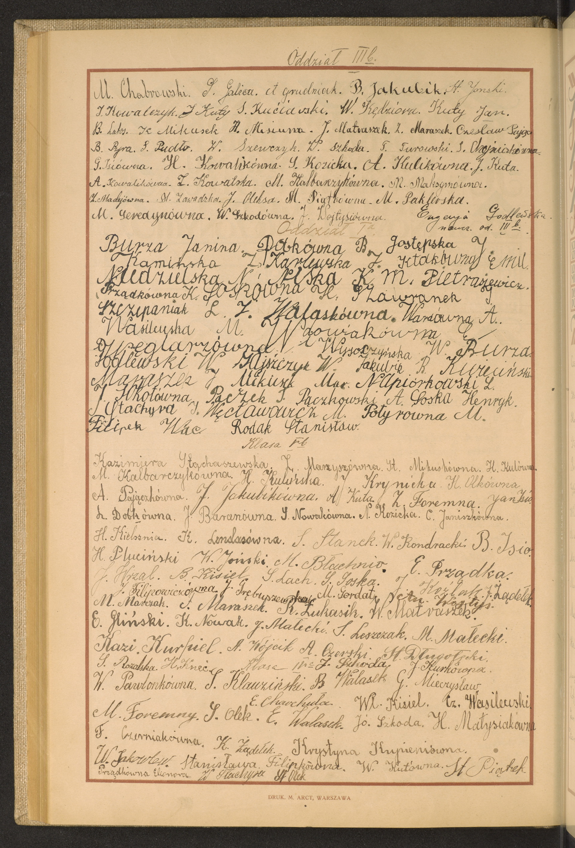 Podpis T. Turowski na stronie nr 184 w tomie nr 66