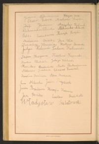 Podpis Tadeusz Kalinowski na stronie nr 200 w tomie nr 66