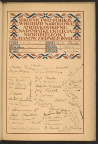 Podpis A. Bablich na stronie nr 73 w tomie nr 67