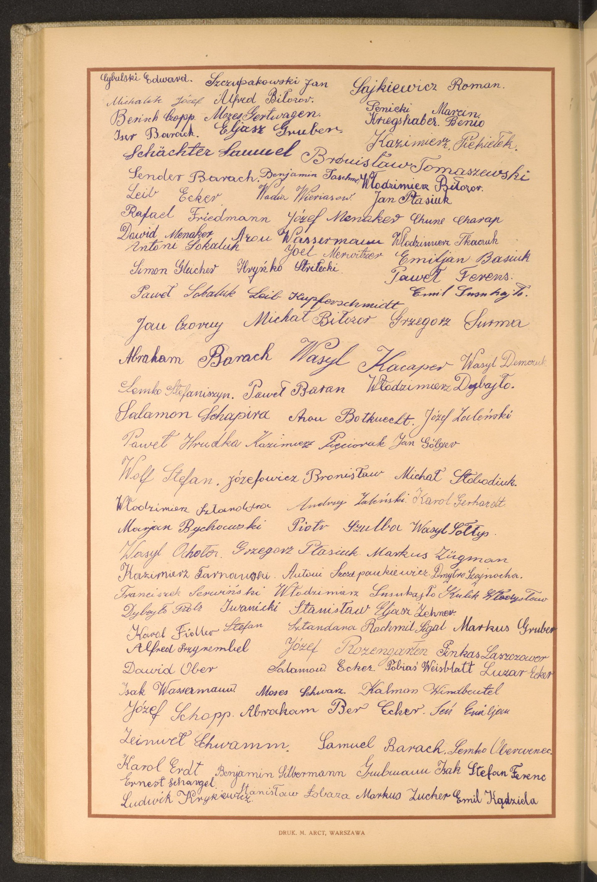 Podpis Antoni Sokaluk na stronie nr 200 w tomie nr 67