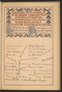 Podpis St. Bąbka na stronie nr 73 w tomie nr 68