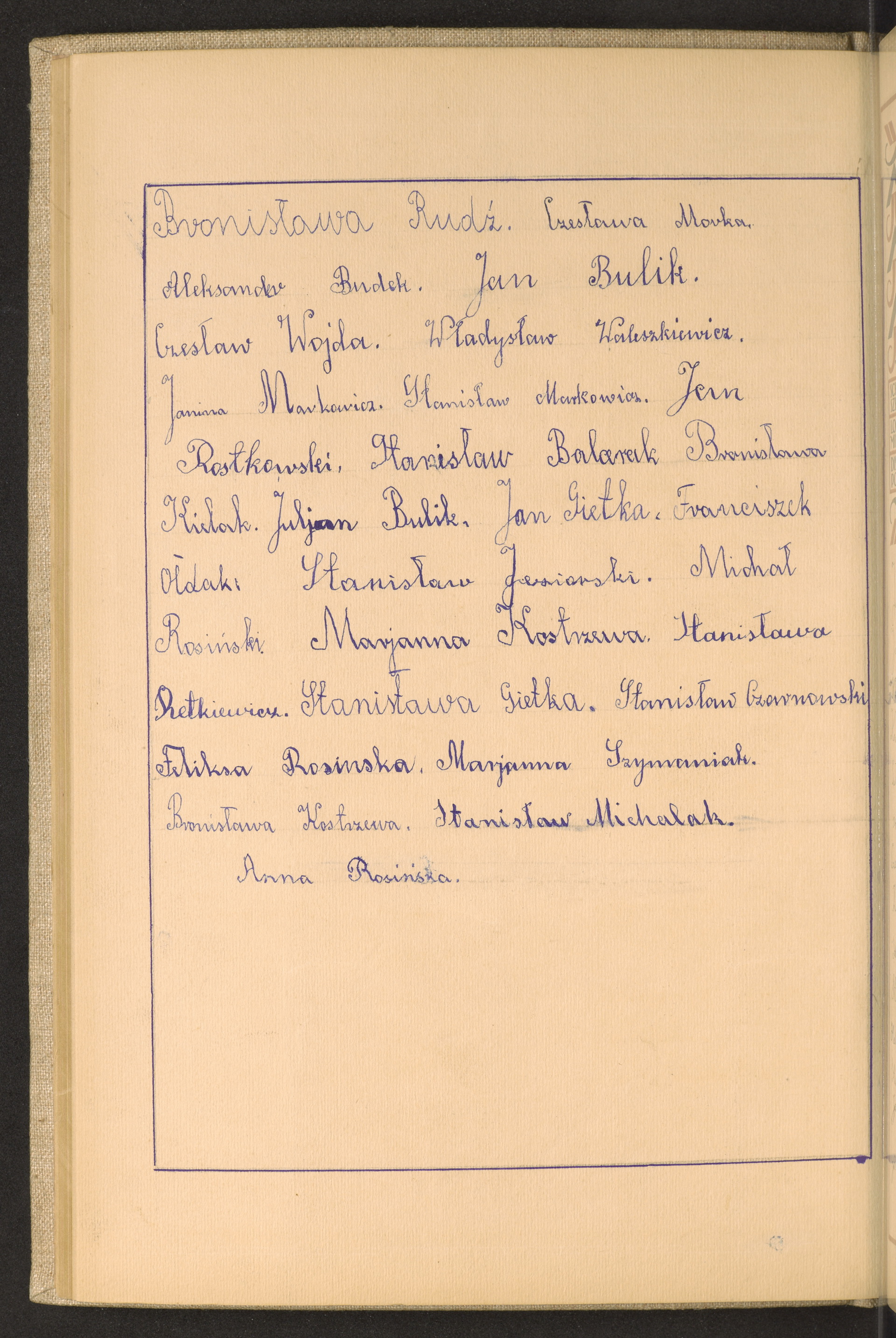 Podpis Anna Rosińska na stronie nr 80 w tomie nr 68