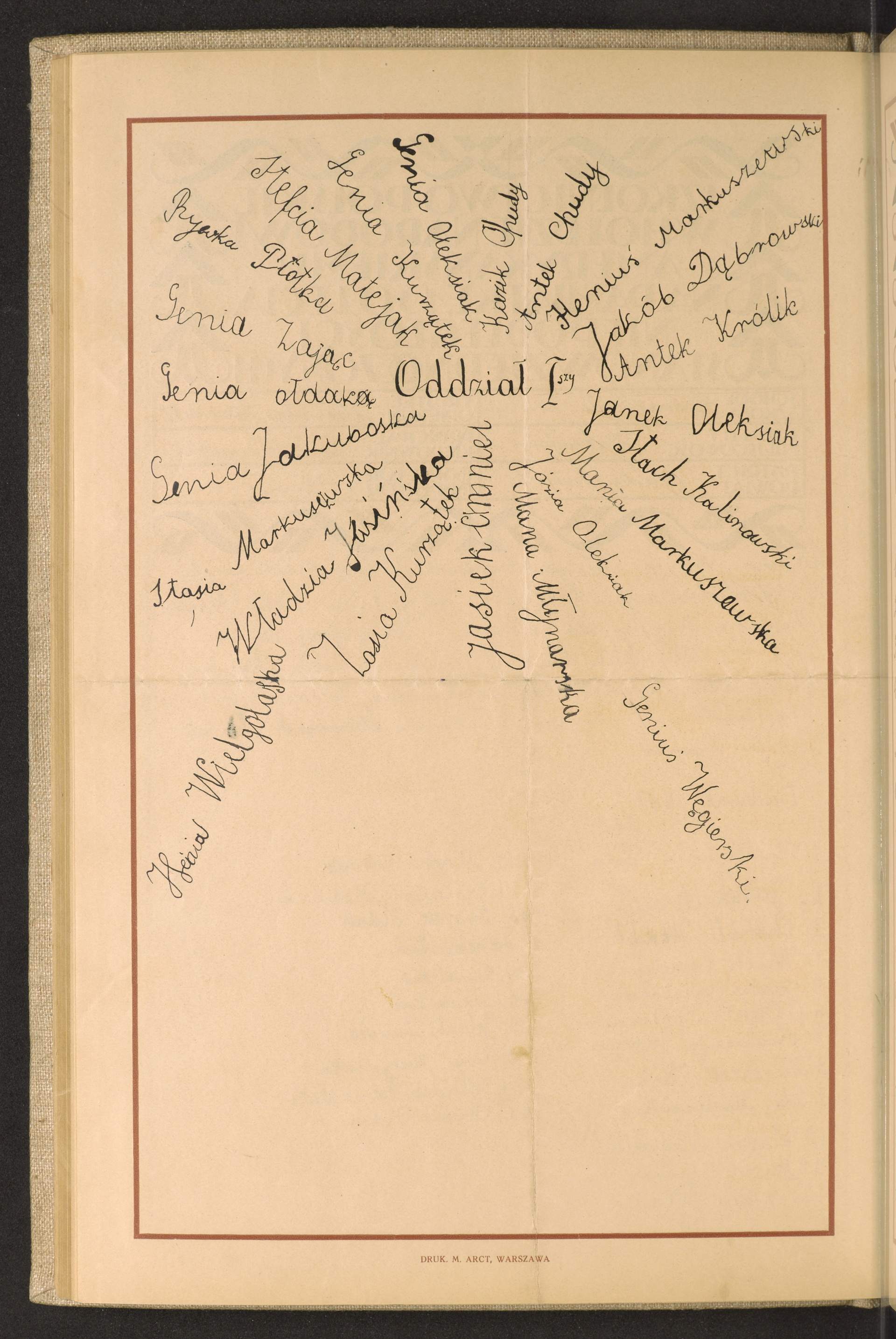 Podpis Eugenia Oleksiak na stronie nr 84 w tomie nr 68