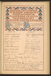 Podpis Kazimiera Boksznajder na stronie nr 107 w tomie nr 68