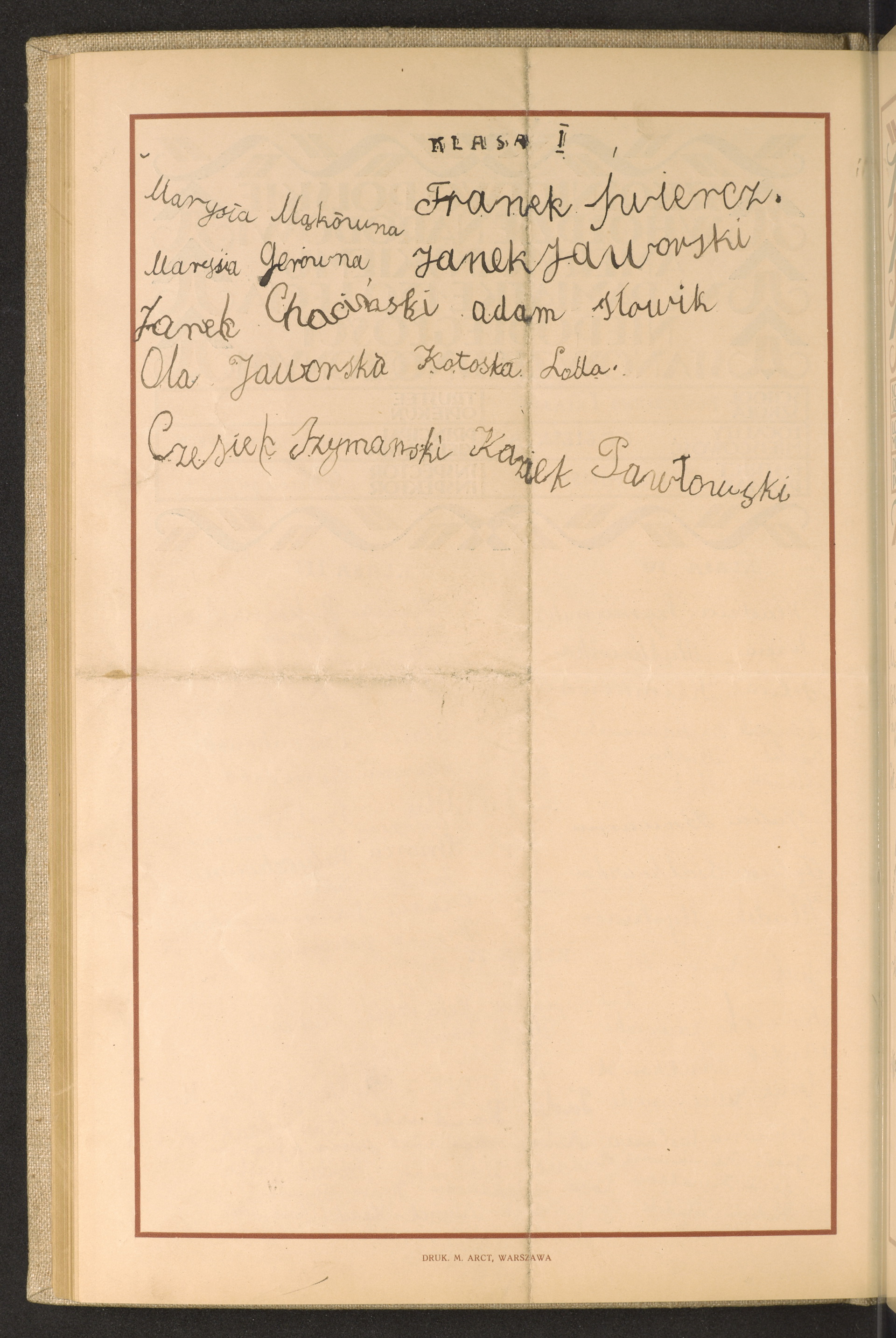 Podpis Kazimierz Pawłowski na stronie nr 108 w tomie nr 68