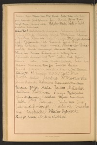 Podpis Halina Barakowska na stronie nr 124 w tomie nr 68