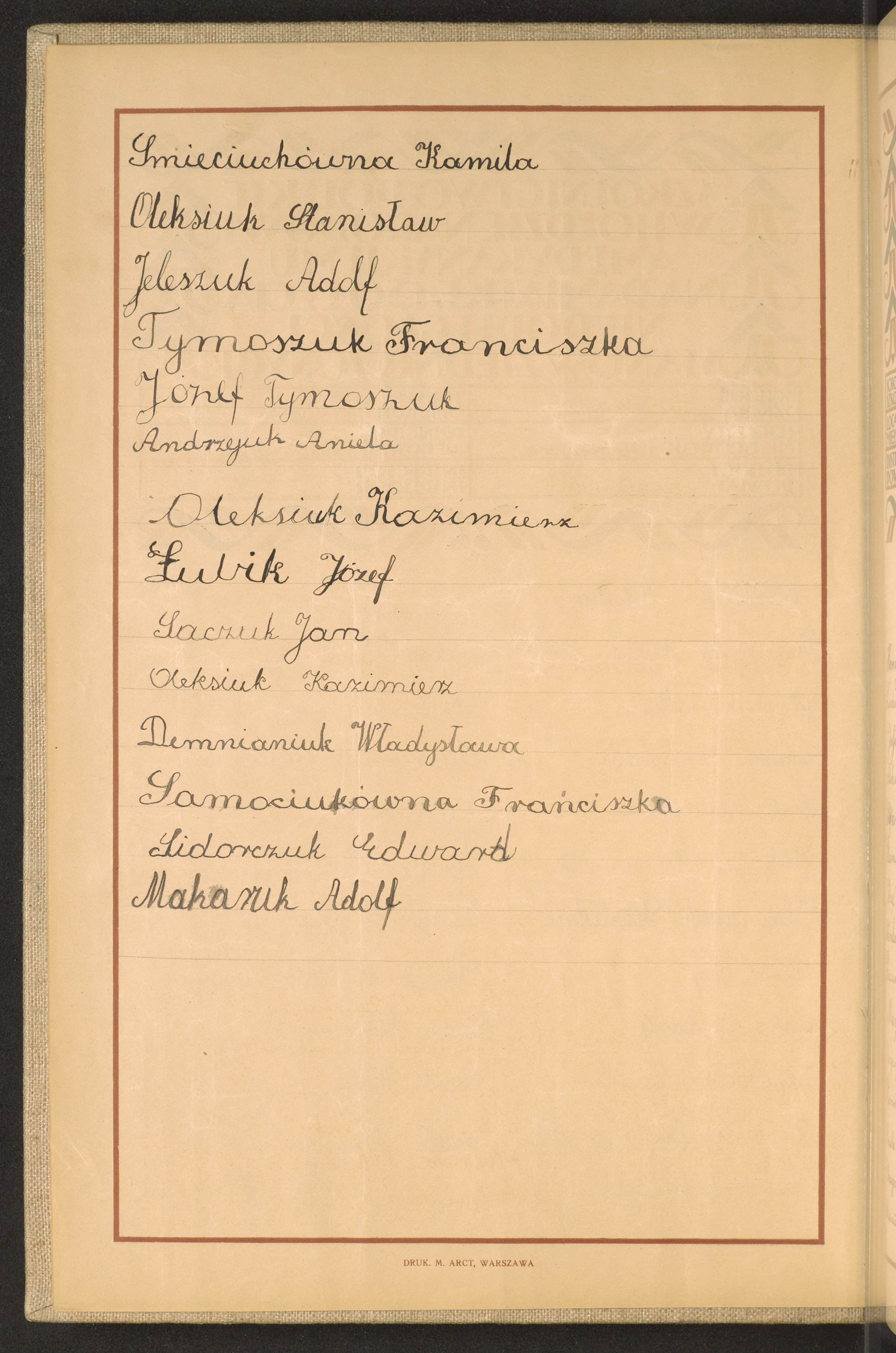 Podpis Stanisław Oleksiuk na stronie nr 6 w tomie nr 69