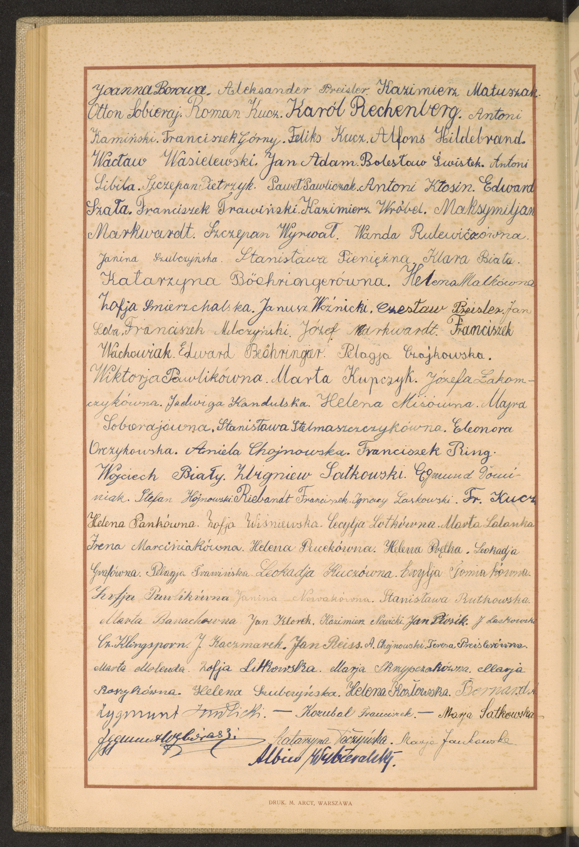 Podpis Joanna Borowa na stronie nr 156 w tomie nr 69