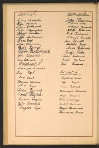 Podpis Saul Buchmann na stronie nr 106 w tomie nr 71