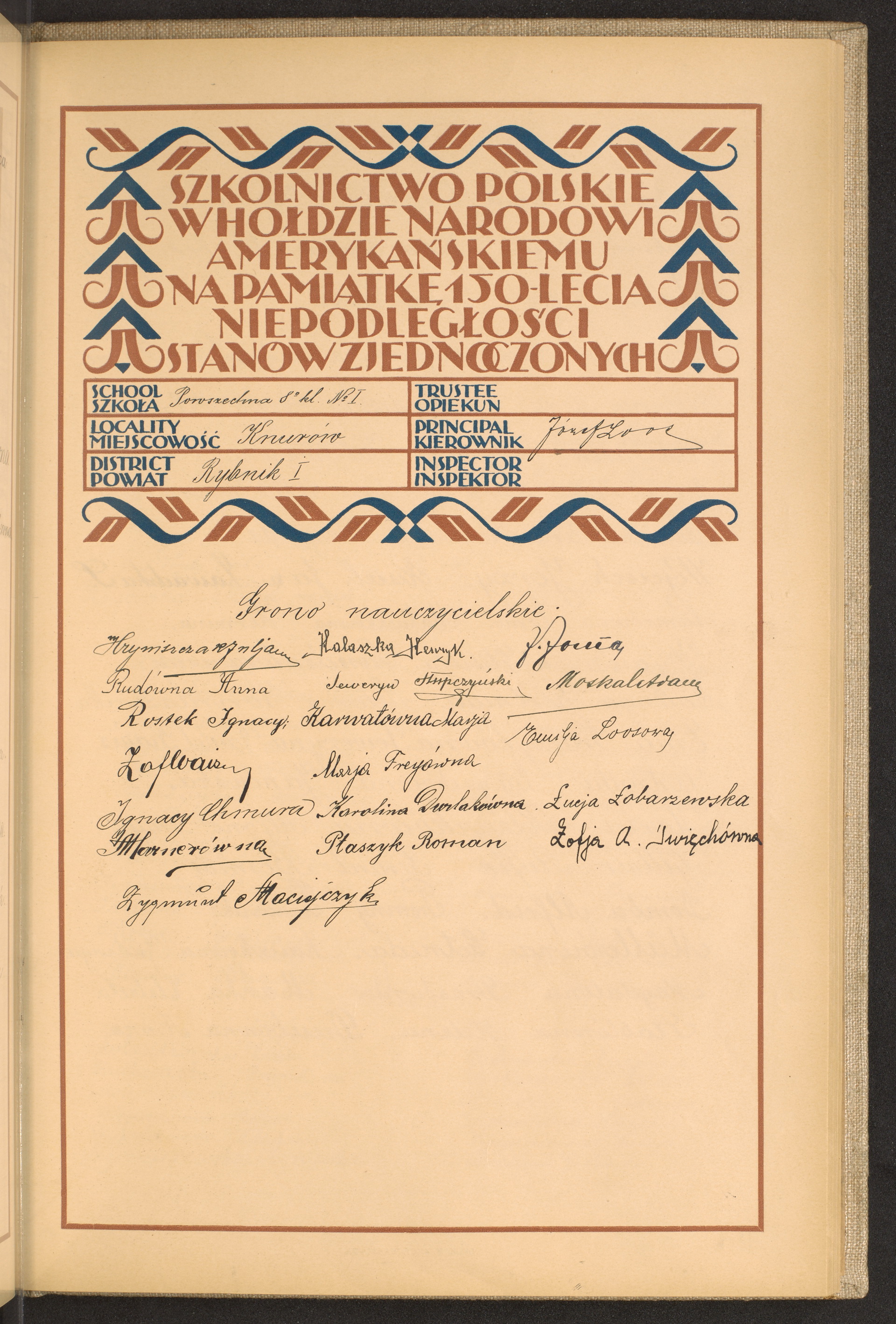 Podpis Józef Loos na stronie nr 209 w tomie nr 71