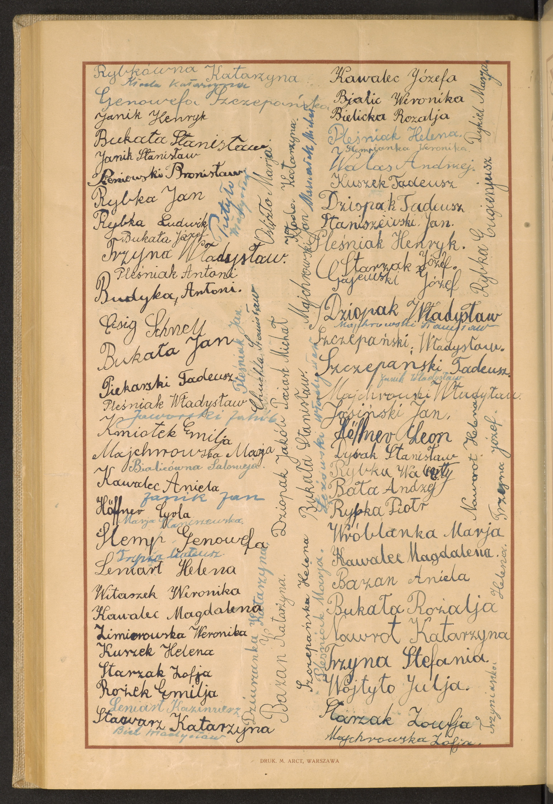 Podpis Maria Dykiel na stronie nr 268 w tomie nr 71