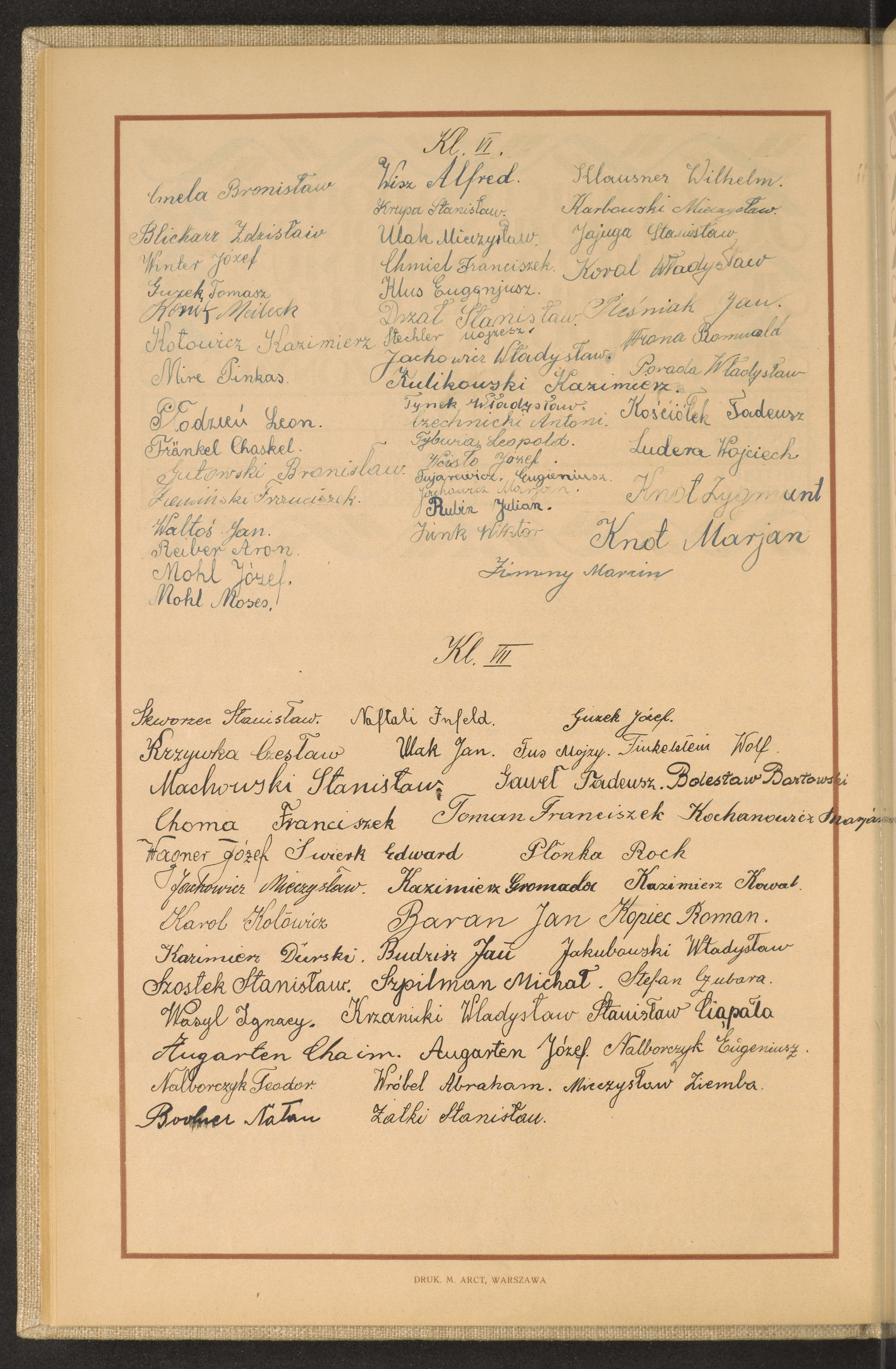 Podpis Kazimierz Gromada na stronie nr 40 w tomie nr 72