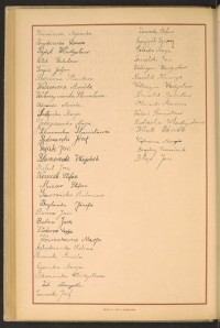 Podpis Józef Bednarski na stronie nr 182 w tomie nr 72