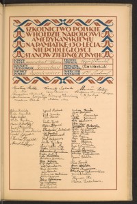 Podpis Seweryna Bartos na stronie nr 197 w tomie nr 72