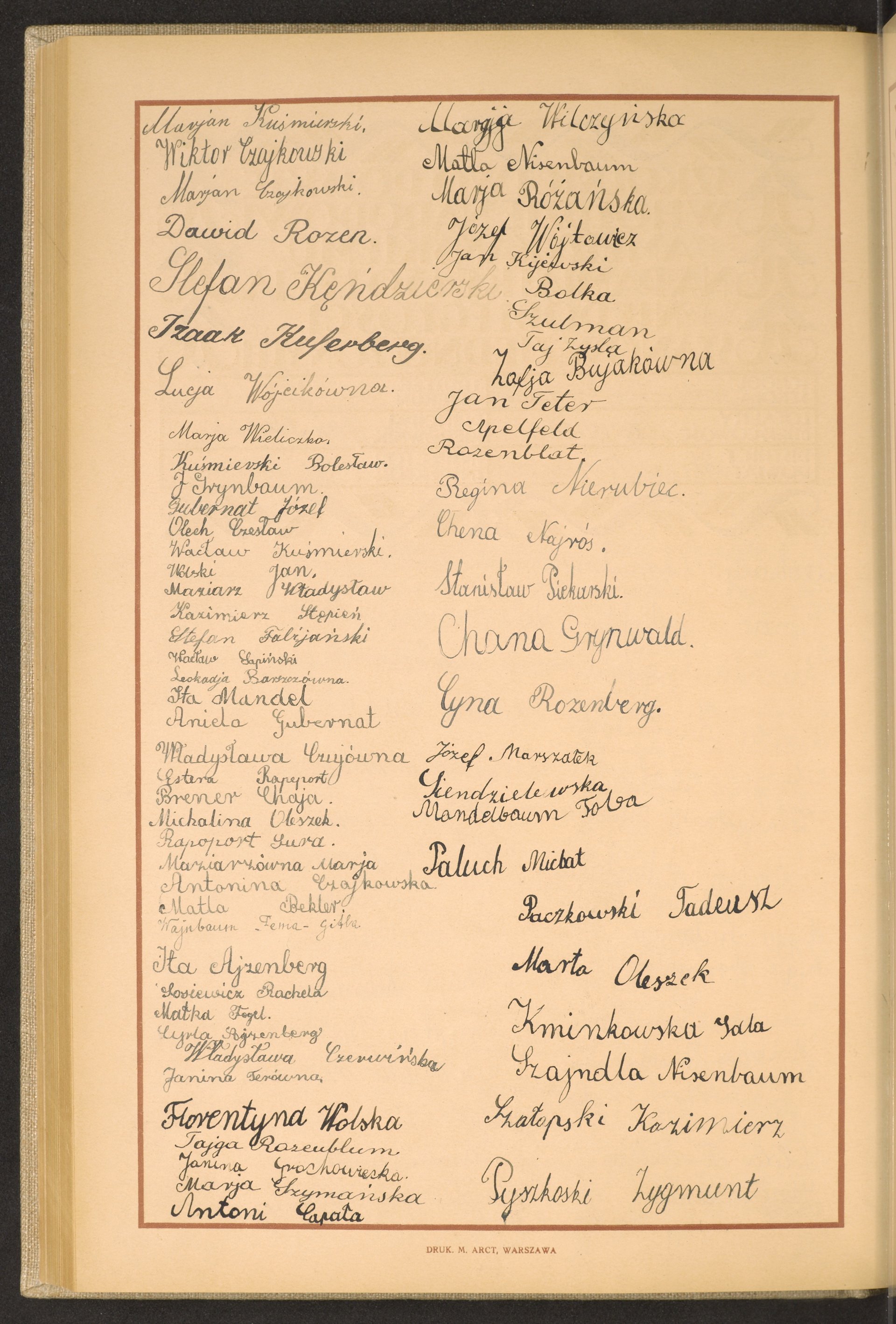 Podpis Zygmunt Pyszkowski na stronie nr 200 w tomie nr 72