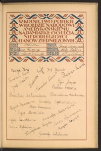 Podpis Bronisława Chałupczak na stronie nr 213 w tomie nr 72