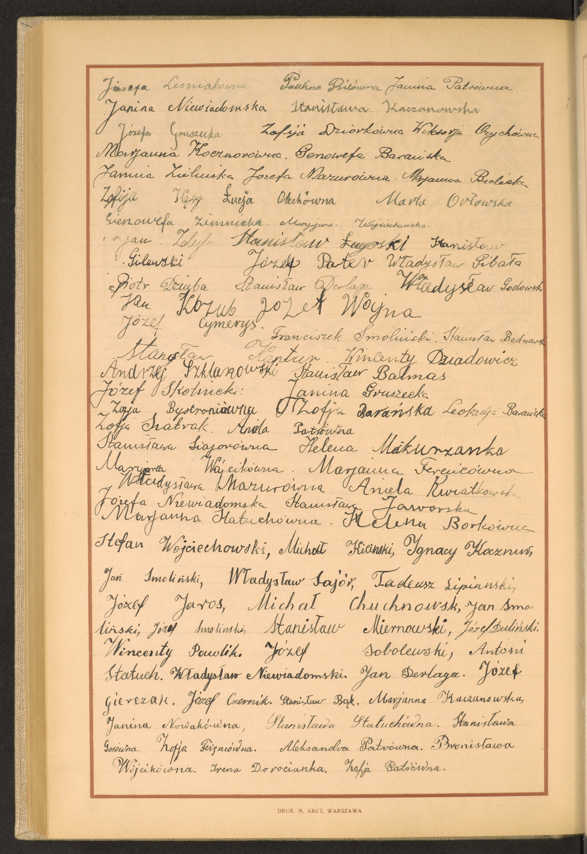 Podpis Michał Chuchnowski na stronie nr 270 w tomie nr 72