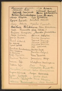 Podpis Maria Balicka na stronie nr 56 w tomie nr 74